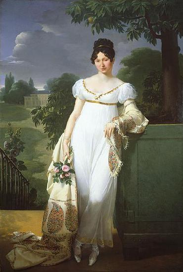 unknow artist Portrait of Felicite-Louise-Julie-Constance de Durfort, Marechale de Beurnonville oil painting image